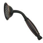 Handheld Showerhead Rust-Resistant Metal Massage Jet Hose & Wall Bracket