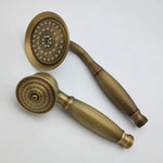 Handheld Showerhead Rust-Resistant Metal Massage Jet Hose & Wall Bracket