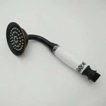 Handheld Showerhead Rust-Resistant Metal Massage Jet Hose & Wall Bracket