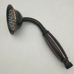 Handheld Showerhead Rust-Resistant Metal Massage Jet Hose & Wall Bracket