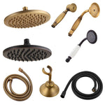 Handheld Showerhead Wall Mounted Swivel Rust Resistant Metal