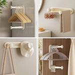 Hanger Organizer Double-Layer Adjustable No-Drill Mount