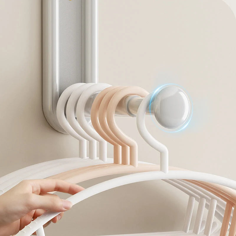 Hanger Organizer Double-Layer Adjustable No-Drill Mount