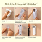 Hanger Organizer Wall-Mounted Foldable Holds 60 Wire Hangers