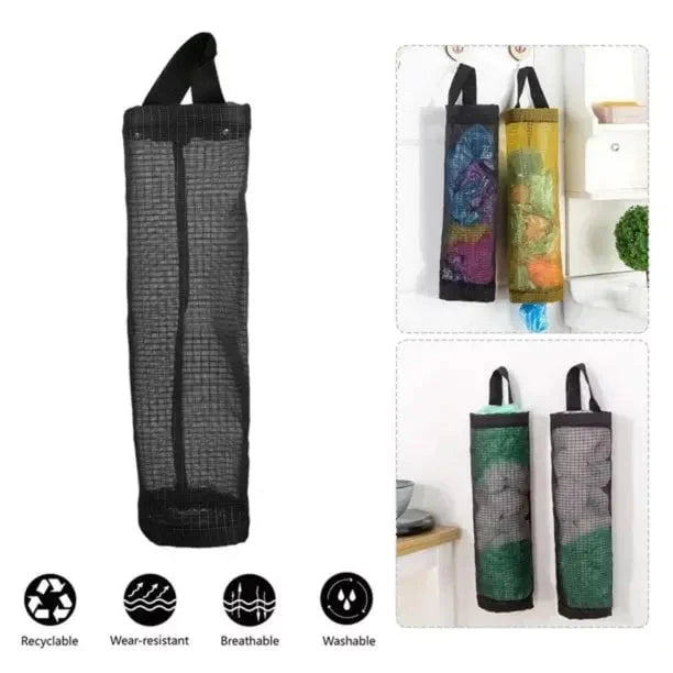 Hanging Bag Organizer Breathable Mesh Elastic Opening