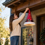 Hanging Christmas Decoration Warm Lights Cascading Ornaments