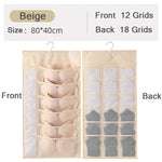Hanging Closet Organizer Multi-Compartment Machine Washable