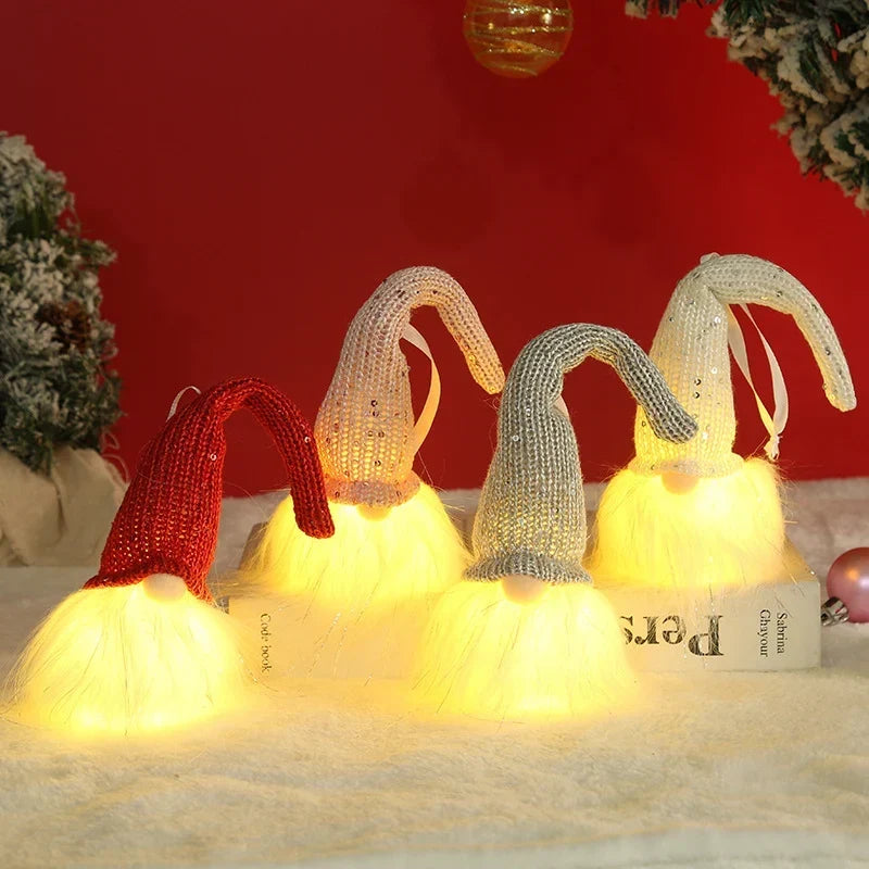 Hanging Decoration Warm LED & Glitter Indoor Outdoor