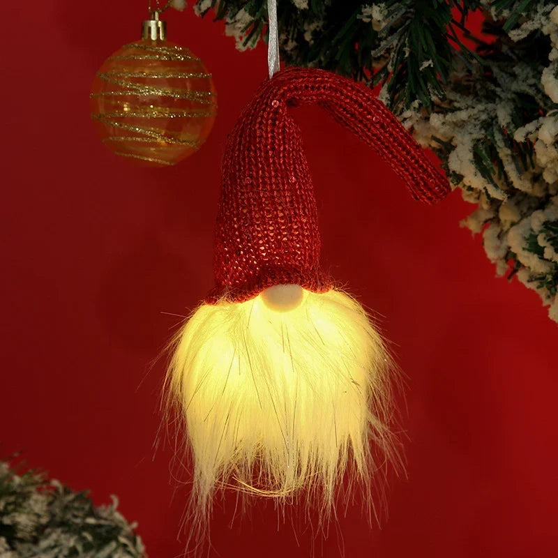 Hanging Decoration Warm LED & Glitter Indoor Outdoor