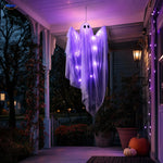 Hanging Ghost Decoration 46.9-Inch Draped LED Options