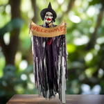 Hanging Ghost Motion-Activated Screams & LED Eyes