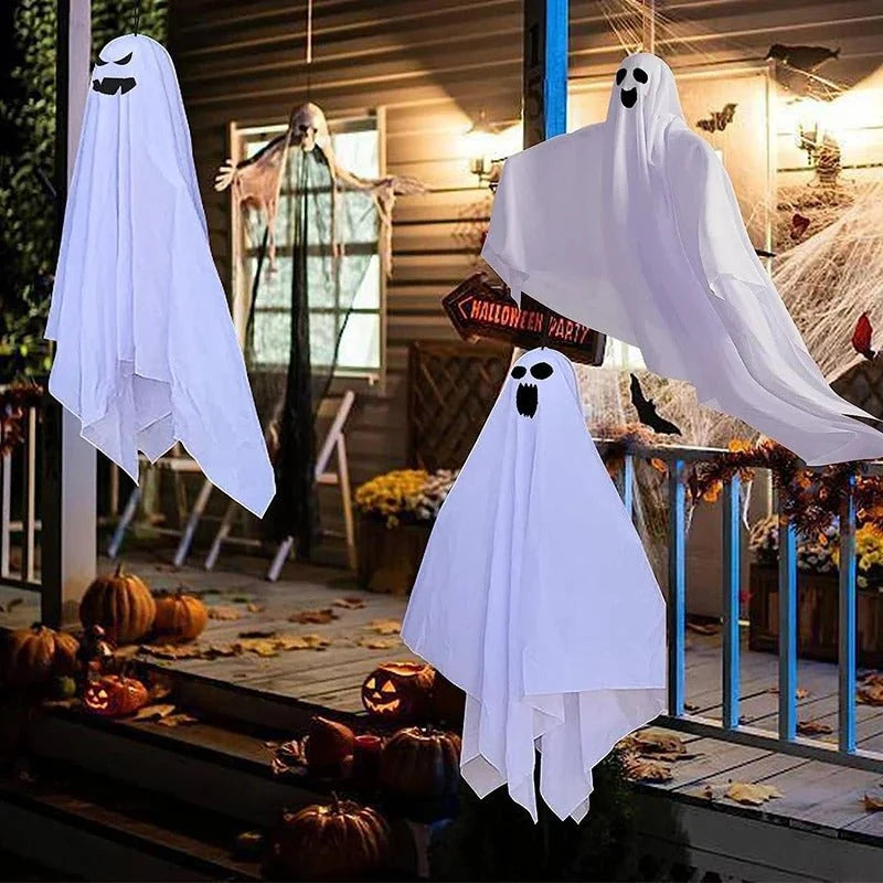Hanging Ghosts 3-Pack Bendable Arms Indoor & Outdoor
