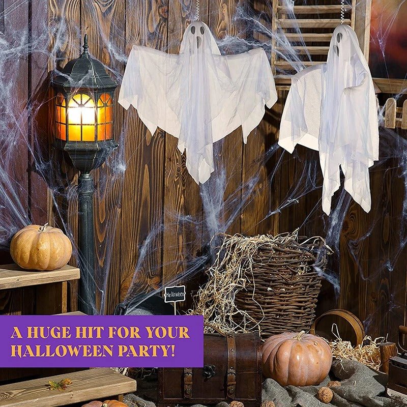Hanging Ghosts 3-Pack Bendable Arms Indoor & Outdoor