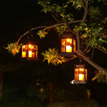 Hanging Lantern Solar-Powered Flameless LED IP44 Weather-Resistant