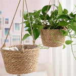 Hanging Planter Natural Jute Space-Saving Display