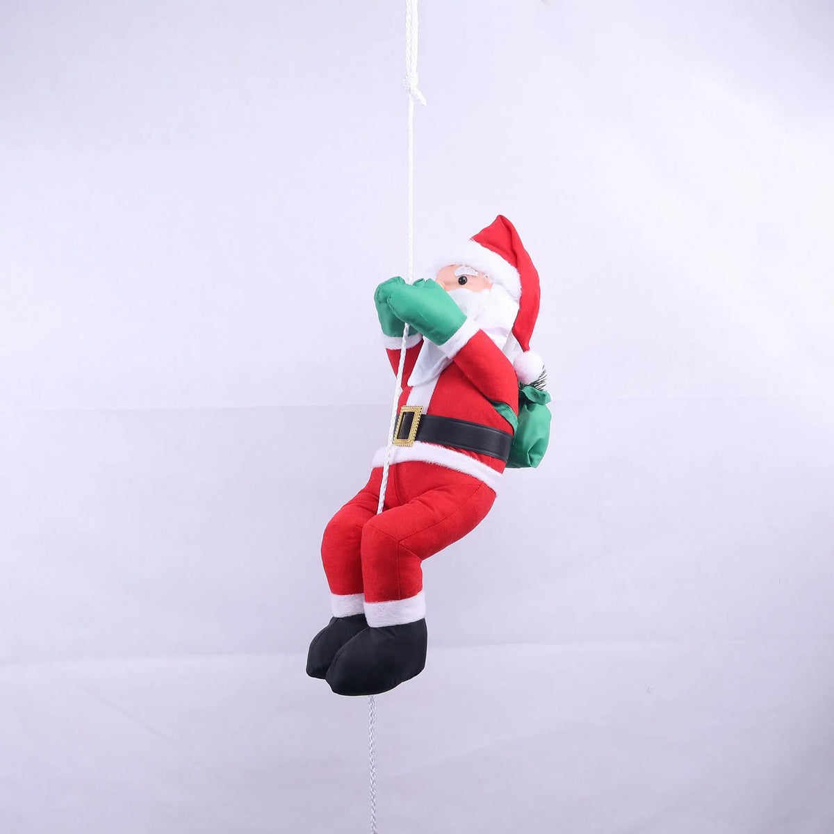 Hanging Santa Figurine Weather-Resistant Fabric Indoor & Outdoor