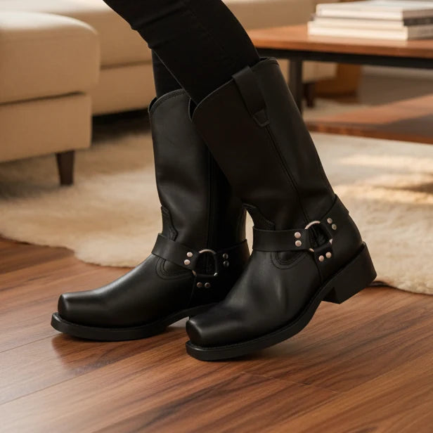 Harness Boots Slip-On Oil & Heat-Resistant Sole