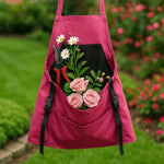 Harvesting Apron Drop-Release Pouch & Water-Resistant Lining