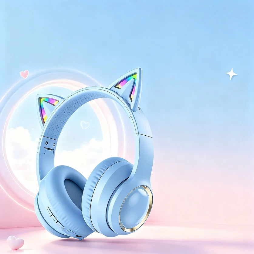 Headphones Bluetooth Stereo Bass Long Battery Life