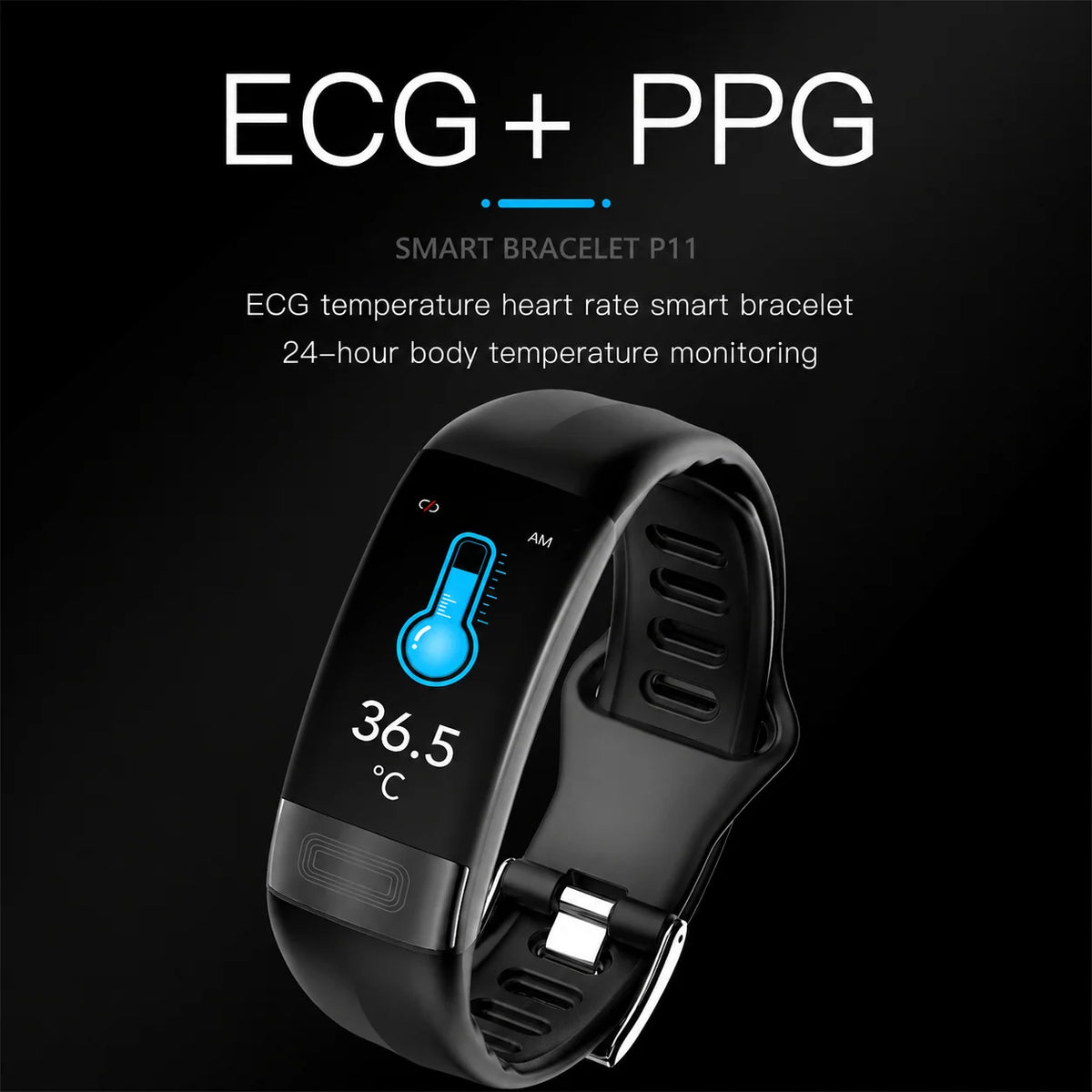 Health Tracker Bracelet Heart Rate & SpO2