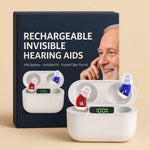 Hearing Aid Rechargeable Discreet In-Ear Fit Clear Sound Amplification