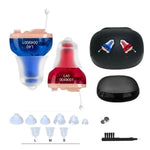 Hearing Aid Rechargeable Discreet In-Ear Fit Clear Sound Amplification