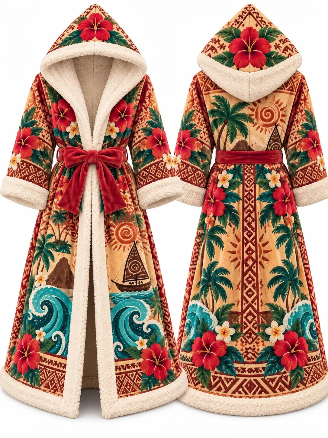 Heated Bathrobe Three Heating Zones Soft Lining