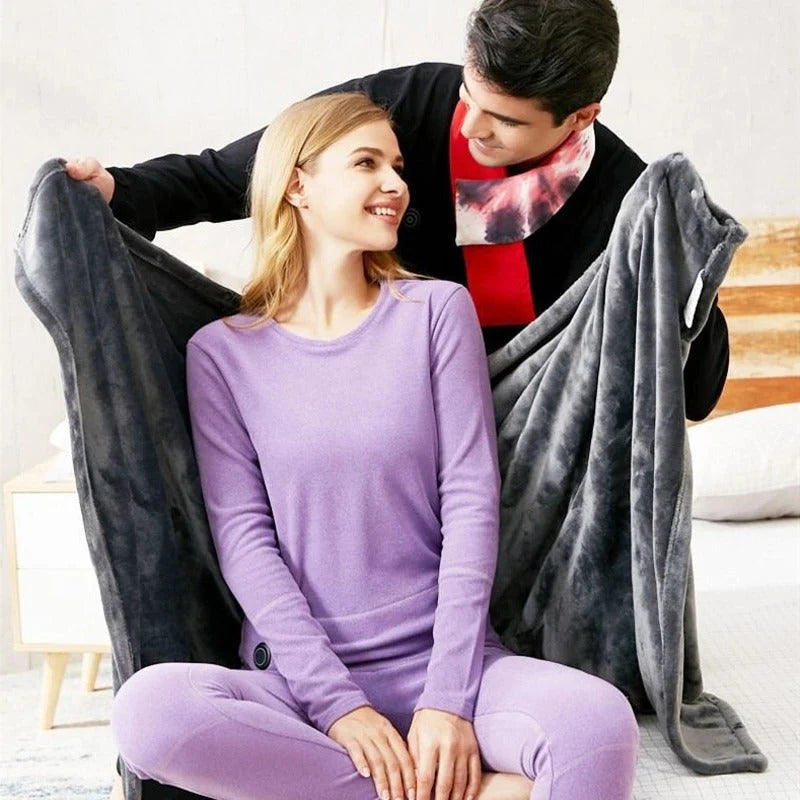 Heated Blanket USB-Powered Foldable Three Heat Levels