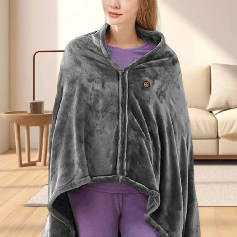 Heated Blanket USB-Powered Foldable Three Heat Levels