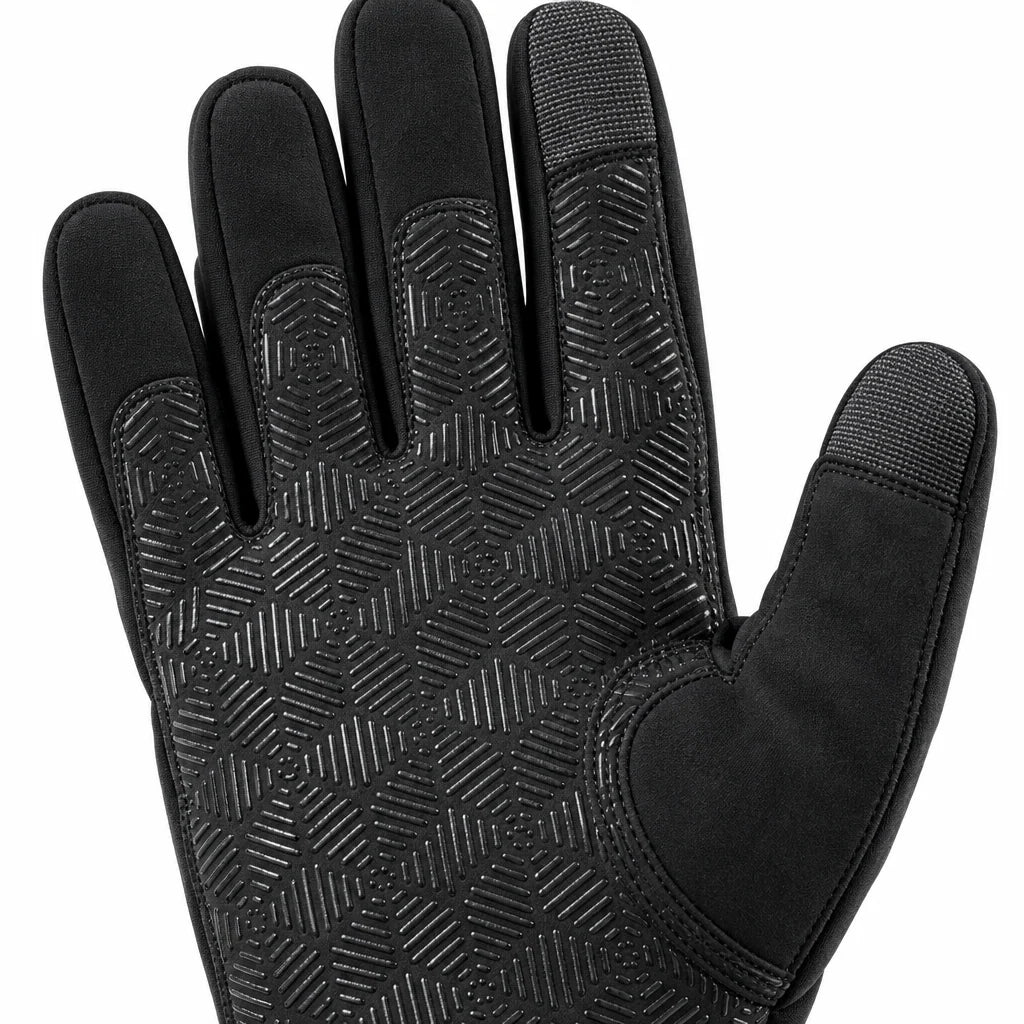 Heated Gloves Adjustable Heat Levels Touchscreen Fingertips Weather-Resistant