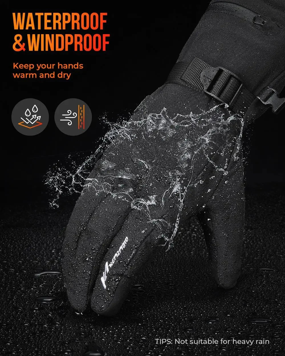 Heated Gloves Rechargeable Waterproof