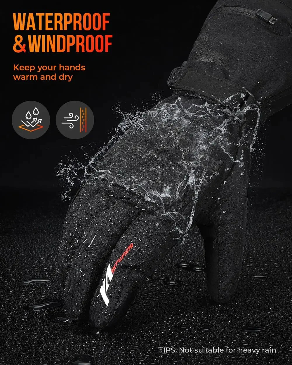 Heated Gloves Rechargeable Waterproof