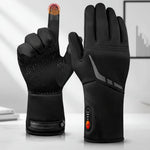 Heated Gloves Rechargeable Waterproof Windproof Touchscreen-Compatible