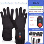 Heated Gloves Touchscreen Fingertips 3 Heat Levels Rechargeable