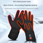 Heated Gloves Touchscreen Fingertips 3 Heat Levels Rechargeable