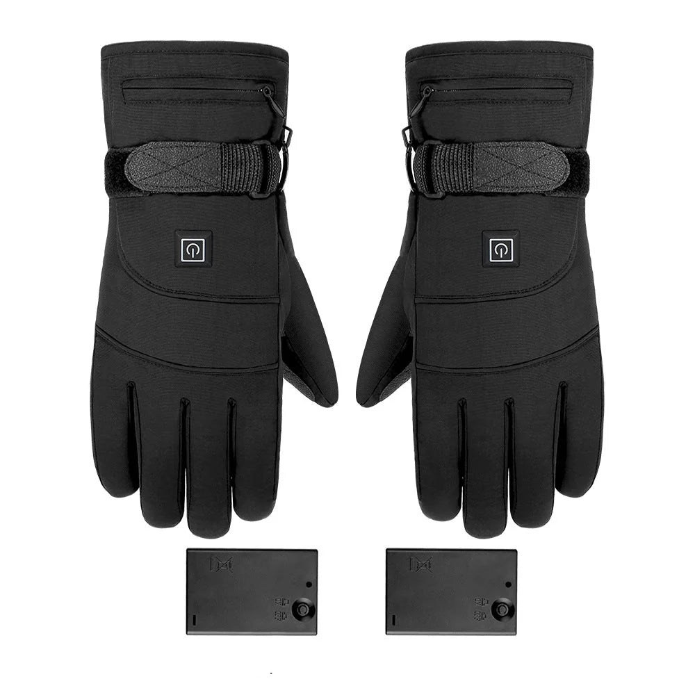 Heated Gloves Waterproof Touchscreen Compatible Anti-Slip Palms