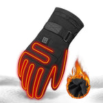 Heated Gloves Waterproof Touchscreen Compatible Anti-Slip Palms