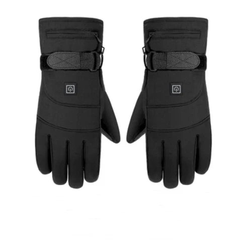 Heated Gloves Waterproof Touchscreen Compatible Anti-Slip Palms