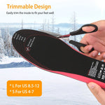 Heated Insoles USB-C Rechargeable Up To 10 Hours