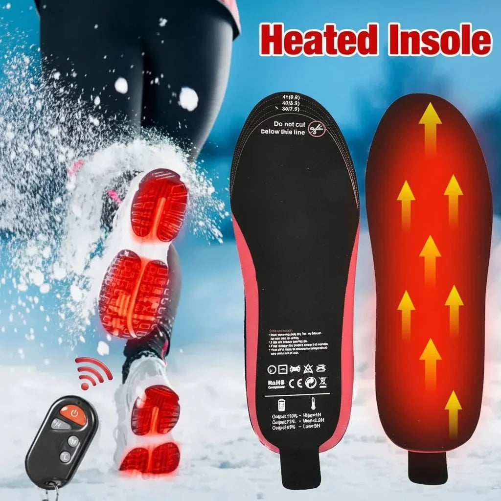 Heated Insoles Wireless Temperature Control Rechargeable USB-C Arch Support