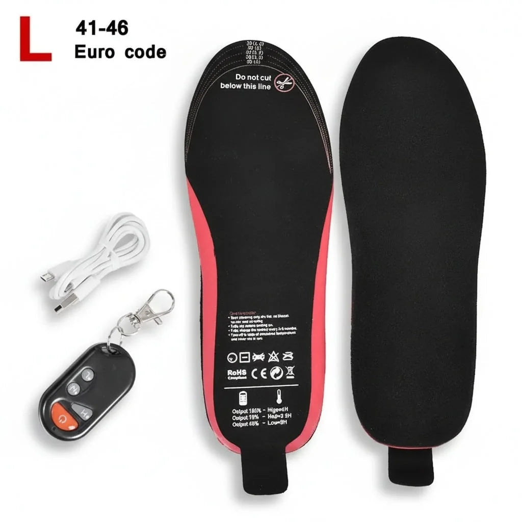 Heated Insoles Wireless Temperature Control Rechargeable USB-C Arch Support