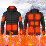 Heated Jacket Rechargeable 10-Hour 3 Heat Settings
