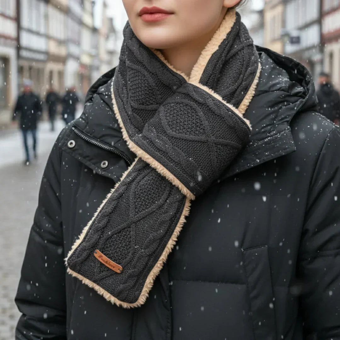 Heated Neck Warmer USB-C Rechargeable 3 Heat Settings Washable Cotton