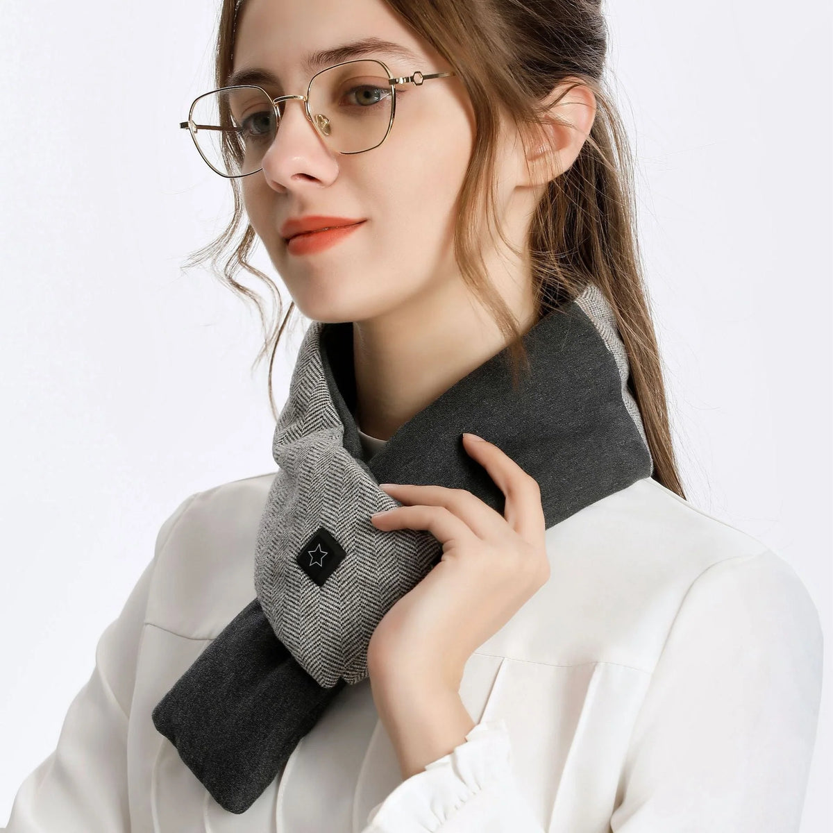 Heated Scarf USB-Powered Adjustable Heat Soft Cotton
