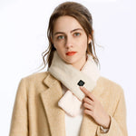 Heated Scarf USB-Powered Adjustable Heat Soft Cotton