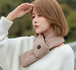 Heated Scarf USB-Powered Adjustable Heat Soft Cotton