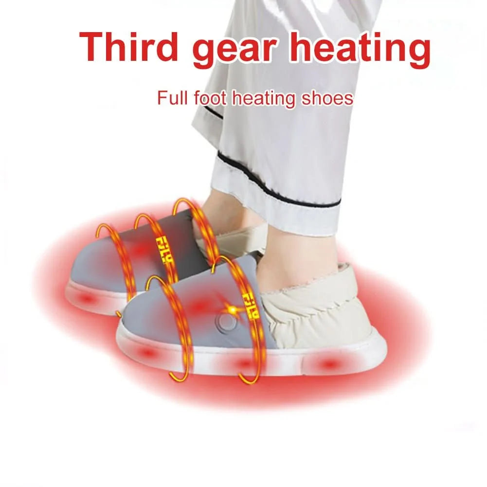 Heated Slippers Three Adjustable Heat Settings Insulated