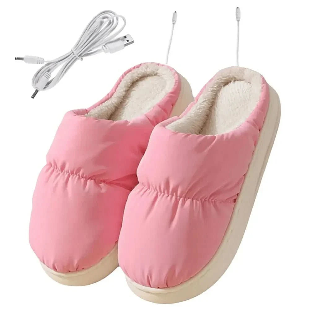Heated Slippers Three Adjustable Heat Settings Insulated