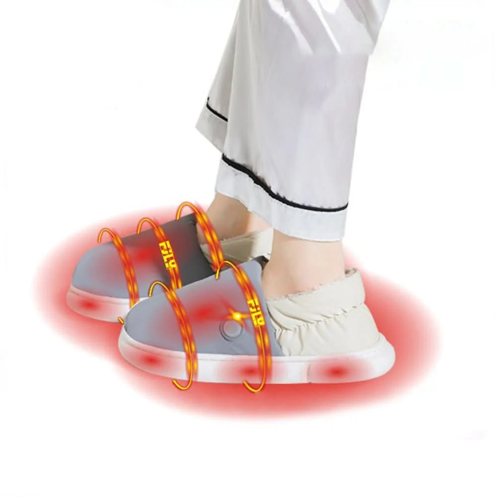 Heated Slippers Three Adjustable Heat Settings Insulated
