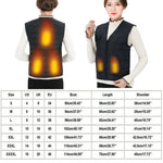 Heated Vest 5-Zone Heating 3 Heat Settings